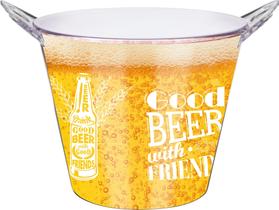 Balde Beer para Gelo com Abridor na Alça Modelo Friends Boccati 26764 Balde Beer para Gelo com Abridor na Alça Modelo Friends Boccati 26764
