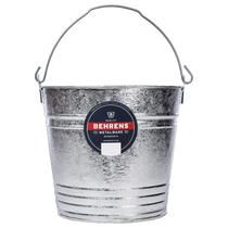 Balde Behrens de Acero Galvanizado de 14 Cuartos, Gris