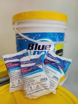 Balde blue pool 10kg + 3 pastilhas cloro orgânico astralpool 5 em 1 multiação