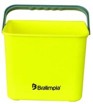 Balde bralimpia 4l c alca amarelo