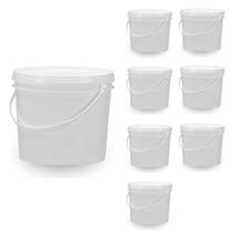 Balde Branco De 1.8 Litros 7 Pçs Balde Branco De 1.8 Litros 7 Pçs