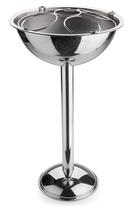Balde Champanheira Aço Inox Pedestal Alto 12,2L Grelha Forma