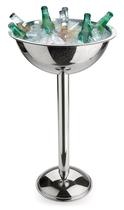 Balde Champanheira Aço Inox Pedestal Alto 12L Grande Forma Balde Champanheira Aço Inox Pedestal Alto 12L Grande Forma