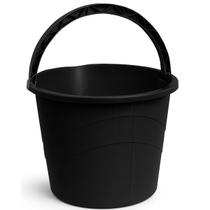 Balde Com Alça Preto 14L Unidade