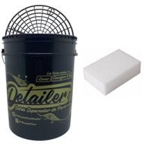 Balde Com Separador De Partículas Mandala BRINDE Esponja de Melanina