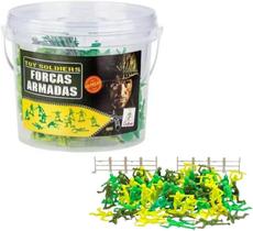 Balde Com Soldados E Cercados Forças Armadas Gulliver 0603