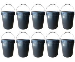 Balde De 20 Litros Plastico - 10 Pçs