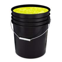 Balde de 5 galões Paint Handy Art UV Neon Event amarelo