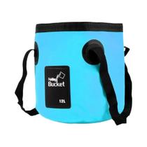 Balde De Água Portátil E Dobrável Para Viagens Ao Ar Livre, Lavagem De Carros, Camping, Bolsa