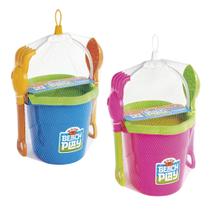 Balde de Areia Praia Grande Brinquedo Infantil Beach Play Sortido e Unitário Usual Brinquedos - 637 Balde de Areia Praia Grande Brinquedo Infantil Beach Play Sortido e Unitário Usual Brinquedos - 637