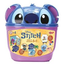 Balde de Atividades 5 em 1 - Stitch - Disney 58673- Toying