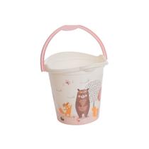 Balde De Bebê Infantil Decorada 8 Litros Plasútil