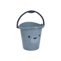 Balde De Bebê Infantil Infantil Decorada Ursinho 8 Litros PlasUtil Azul e Rosa Balde De Bebê Infantil Infantil Decorada Ursinho 8 Litros PlasUtil Azul e Rosa