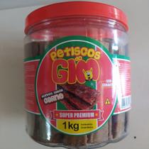 Balde de bifinho p/ cães sabor carne 1kg Balde de bifinho p/ cães sabor carne 1kg