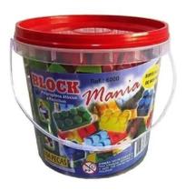Balde De Blocos De Montar Com 104 Peças Monta Monta Grande Balde De Blocos De Montar Com 104 Peças Monta Monta Grande