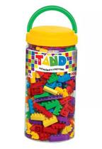 Balde De Blocos De Montar Com 300 Peças Tand Toyster