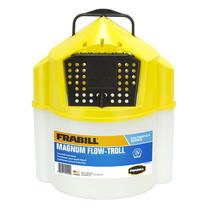 Balde de camarão FRABILL Flow-Troll Magnum 10L branco/amarelo