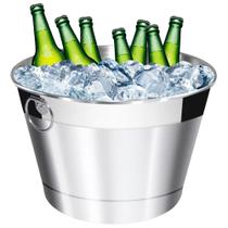 Balde de Cerveja e Gelo Grande em Alumínio Térmico Lixado 10L Balde de Cerveja e Gelo Grande em Alumínio Térmico Lixado 10L
