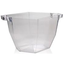 Balde de Champanhe Vertice 7 Litros Natural com Alças Balde de Champanhe Vertice 7 Litros Natural com Alças