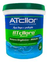 Balde De Cloro 10kg Para Piscina Atclloro 3 Em 1 Multiação Balde De Cloro 10kg Para Piscina Atclloro 3 Em 1 Multiação