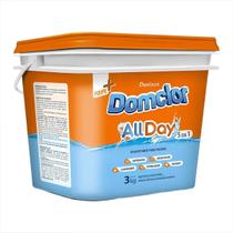 Balde De Cloro 3Kg Para Limpeza E Manutenção Para Piscina Domclor Allday