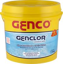 Balde de Cloro Genclor Granulado Estabilizado Genco 7,5 Kg Balde de Cloro Genclor Granulado Estabilizado Genco 7,5 Kg
