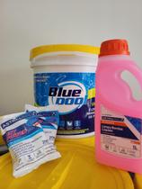 Balde de cloro granulado Bluepool 7,5kg + 1 Clarificante 1 L + 2 pastilhas de cloro Oxypower Balde de cloro granulado Bluepool 7,5kg + 1 Clarificante 1 L + 2 pastilhas de cloro Oxypower