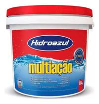 Balde De Cloro Hidroazul Multiação 10kg Para Piscinas