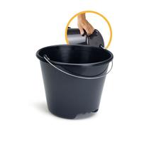 Balde de concreto resistente c/ pegador injeplastec cód. 240