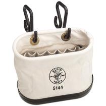Balde de ferramentas Klein Tools 5144 de lona oval aérea com 15 bolsos Balde de ferramentas Klein Tools 5144 de lona oval aérea com 15 bolsos