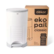 Balde de Fraldas Ecológico Dekor EKO Classic White