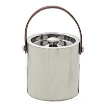 Balde de Gelo 1.6ml com Tampa e Alça Aço Inox 17x16cm Espressione