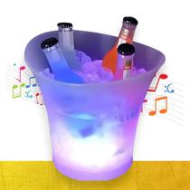 Balde De Gelo 5L C/ Caixa de Som Led Bluetooth 956 Balde De Gelo 5L C/ Caixa de Som Led Bluetooth 956