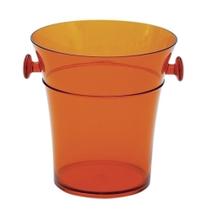 Balde de gelo acrilico - laranja Balde de gelo acrilico - laranja