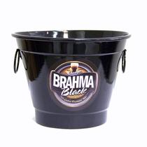 Balde De Gelo Cerveja Bebidas Alumínio 6 Litros Brahma Black