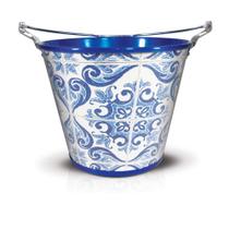 Balde De Gelo Cerveja Cerâmica 6 L Original Bar Adega Antiga