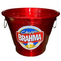 Balde de gelo Chopp Brahma 6 Litros Personalizado Vermelho