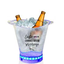 Balde De Gelo Com Led Personalizado Para Live - Tema Cerveja