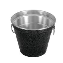 Balde de Gelo Craqueado Preto