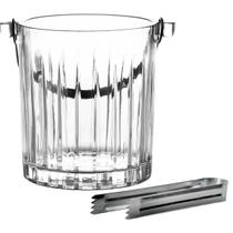 Balde de Gelo Cristal com Pinça e Alça 1L Linha Soho L'Hermitage Acessórios Bar Balde de Gelo Cristal com Pinça e Alça 1L Linha Soho L'Hermitage Acessórios Bar