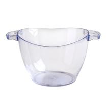 Balde de Gelo de Acrílico Transparente com alças 5 litros Balde de Gelo de Acrílico Transparente com alças 5 litros