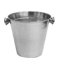 Balde De Gelo De Inox Redondo Com Alça 900ml 11,6x12,3cm De Ø