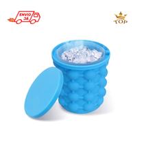 Balde De Gelo De Silicone Gelo Fácil Ice Magic Cube