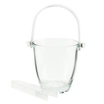 Balde De Gelo De Vidro Com Pegador Acrilico Wincy