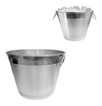 Balde De Gelo E Cerveja 7 Litros Alumínio Puro Reforçado