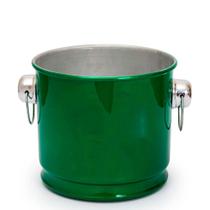 Balde de Gelo e Cerveja Térmico em Alumínio 12L Grande - Verde Green