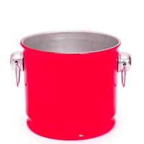 Balde De Gelo E Cerveja Térmico Em Alumínio 12L Vermelho Balde De Gelo E Cerveja Térmico Em Alumínio 12L Vermelho