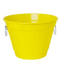 Balde de Gelo e Cerveja Térmico em Alumínio 6,5L Bbq - Amarelo