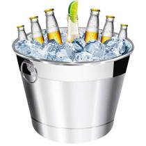 Balde de Gelo e Cerveja Térmico em Alumínio Lixado Bbq 6,5L