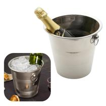 Balde de Gelo e Champanheira em Total Inox Prestige 22cm 4,5 Litros Lyor Restaurantes e bar